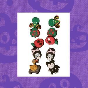 10 piece Halloween Horror Movie Shoe charms